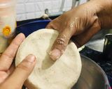 A picture of step 2 of Jowar rotla.