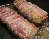 A picture of step 3 of Miale alla romana pork fillet with sage and pancetta.