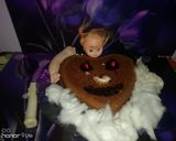 A picture of step 9 of Halloween spooky cake.