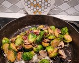 A picture of step 2 of Bacon Roasted Brussels’.