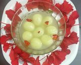A picture of step 8 of Sponge Rasgulla.