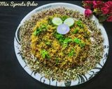 A picture of step 10 of Protein Rich Mixed Sprouts Pulao.