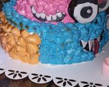 Foto del paso 11 de la receta: Torta monstruitos!! Para Isabella y Bianca!! Feliz día de la niñez!!❤️❤️❤️