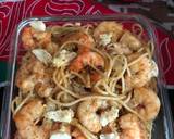 Garlic shrimp with pasta recipe step 6 photo