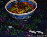 A picture of step 33 of Chinese Beef Chow Mein.