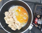 รูปขั้นตอนการทำที่ 3 ของ (คลีน)ข้าวผัดผัก3สีอกไก่ ไร้น้ำมัน