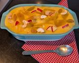 A picture of step 9 of Fruit custard.