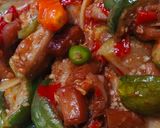 Foto langkah ke 3 dari resep Tumis terong lalap campur cumi asin.