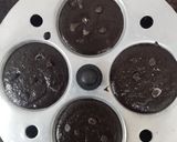 A picture of step 2 of Chocolate idli.