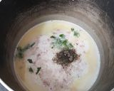 Foto del paso 3 de la receta Espaguetis con crema de queso y jamón