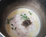 Foto del paso 3 de la receta: Espaguetis con crema de queso y jamón