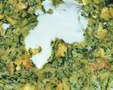 A picture of step 7 of Paneer Methi Chaman.