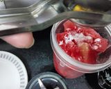 A picture of step 1 of Watermelon Mojito.