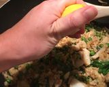 A picture of step 5 of Kedgeree- simple and quick.
