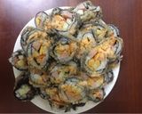 Hình bước làm 6 của món GimBap chiên xù