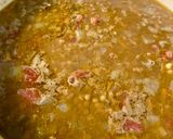 A picture of step 5 of Moroccan Lentil and Eggplant Soup.