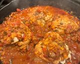 A picture of step 5 of Paprika Chicken.