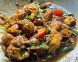 Gambar langkah 6 resipi Ayam Tauhu Masak Sos Lada Hitam.