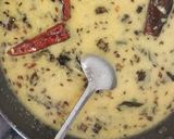 A picture of step 4 of Curd kadhi.