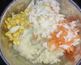 A picture of step 4 of Poha potato fingers.