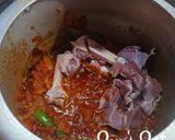 A picture of step 4 of Dhansak Mutton - A Parsi Dish with Lentils and Meat.