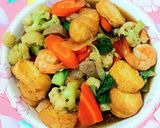 Foto langkah ke 1 dari resep Sapo Tofu Udang.