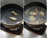A picture of step 3 of Chinese abalone sea cucumber mushroom stew 鮑魚花膠海參江瑤柱煲.