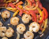 Φωτογραφία βήματος 2 της συνταγής Fajitas με τορτίγια καλαμποκιού, γαρίδες και sauce αβοκάντο.(νηστίσιμο)