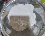 A picture of step 3 of Eggless Pan Baked Cookies.