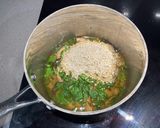 A picture of step 4 of Savoury Breakfast Oats.