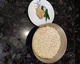 A picture of step 2 of Dahi Bhalla.
