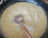 Fokhagymás-tejszínes gnocchi recept fázis 4 fotója