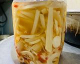 Hình bước làm 1 của món Gà trộn măng