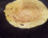 A picture of step 4 of Pesarattu (Moong Dal Dosa).