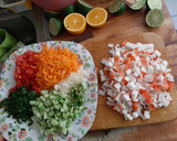 Foto del paso 1 de la receta: Ceviche de surimi fácil y rápido
