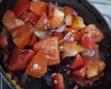 A picture of step 2 of Onion tomato chutney for South Indian dishes.