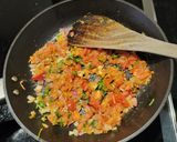 A picture of step 4 of Stuffed moong dal wrap.