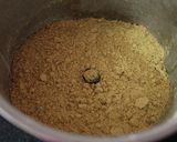 A picture of step 4 of Andhra Style Gutti Vankaya Pulusu Koora /Stuffed Brinjal Gravy Curry.