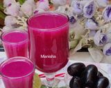 A picture of step 6 of Jamun juice (Black plum, Java plum).