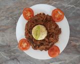 Gombapörkölt juhtúrós bulgurral recept fázis 4 fotója
