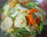 Foto langkah ke 6 dari resep Orak arik baso ikan.