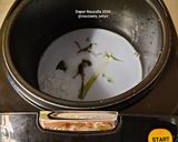 Foto langkah ke 3 dari resep Nasi Uduk Bunga Telang.