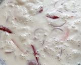 Gambar langkah 2 resipi Masak Lemak Putih Bayam Merah & Sotong.