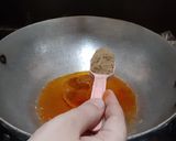 A picture of step 2 of Khatiwari khattay aloo.