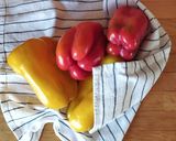 Foto del passaggio 1 della ricetta Peperoni arrostiti, cottura airfryer 🌷
