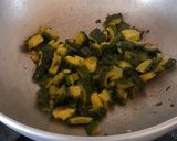 A picture of step 3 of Bitter Gourd Green Mango Curry.
