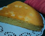 Foto langkah ke 4 dari resep Vanila sponge cake tabur keju.
