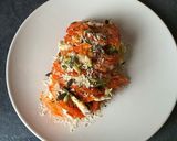Une image de l'étape 3 de Tomate mozza et avocado.