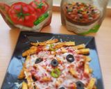 A picture of step 3 of Loaded Pizza Fries.