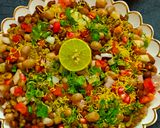 A picture of step 7 of Protein Chaat – Whip Up a Quick Chaat Using Green Moong, Peanuts, and Chickpeas.